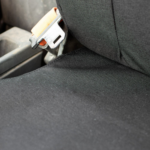 Seat cover is built from ultra durable 1000 denier Cordura