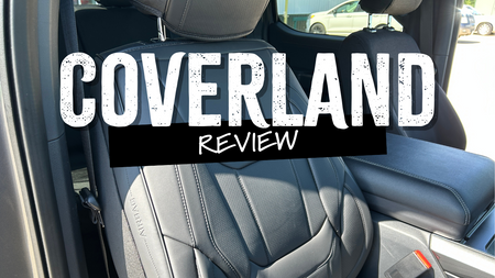 Coverland seat cover installed in a vehicle