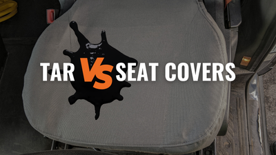 TigerTough vs. Tar: How to get tar out of a seat cover