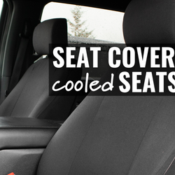 Can you put seat covers on air-conditioned seats?