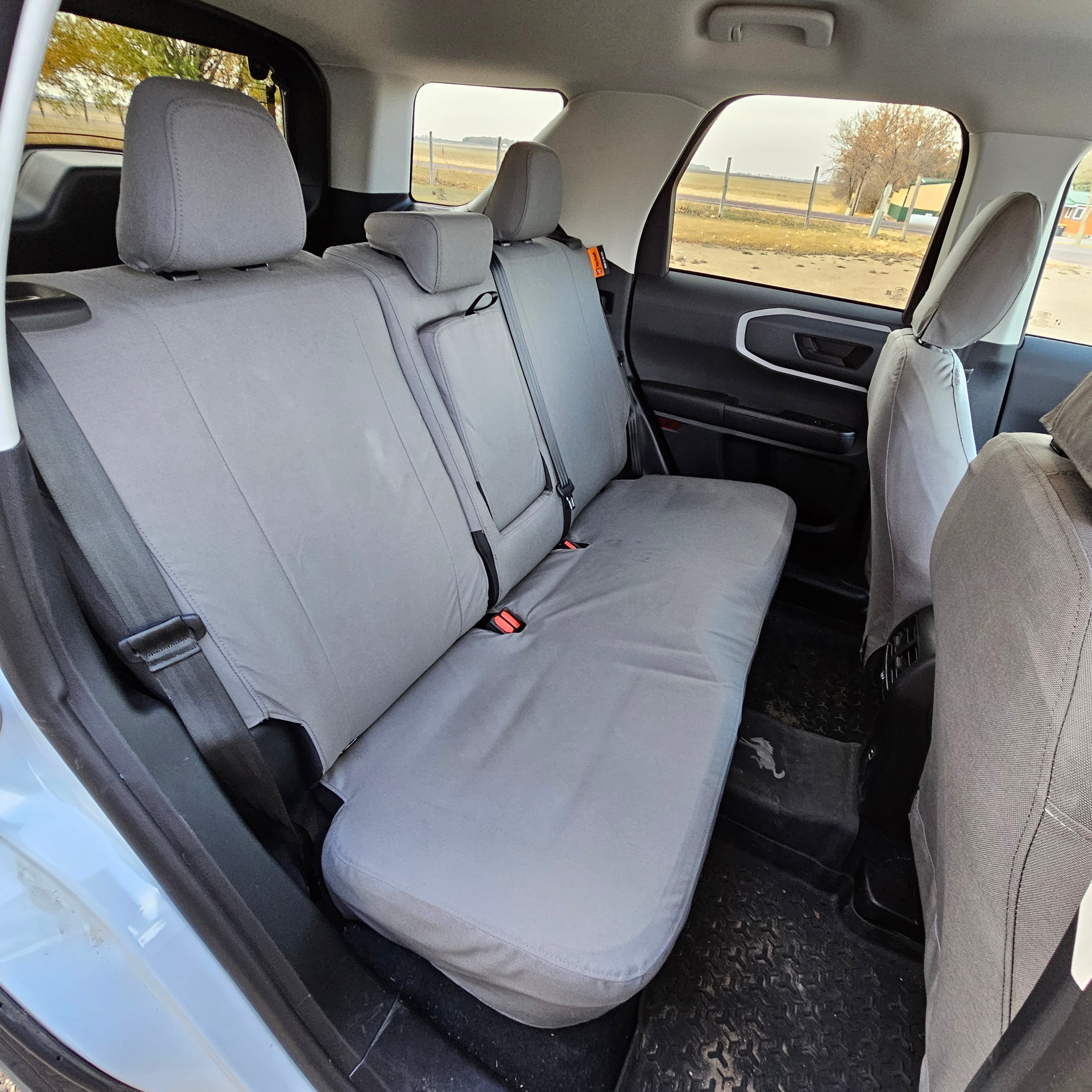 Antimicrobial Ford Bronco Sport Rear Seat Covers (W0555072)