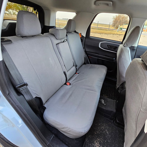 Antimicrobial Ford Bronco Sport Rear Seat Covers (W0555072)