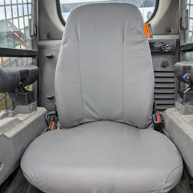 Antimicrobial CAT D-Series Skid Loader Seat Cover - Suspension Seat