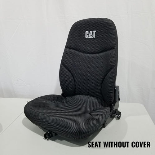 Antimicrobial CAT D-Series Skid Loader Seat Cover - Suspension Seat (STE82235)