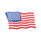 Waving American Flag