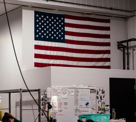 MADE IN AMERICA BUILT BY HARDWORKING HANDS