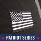 Black and White American Flag