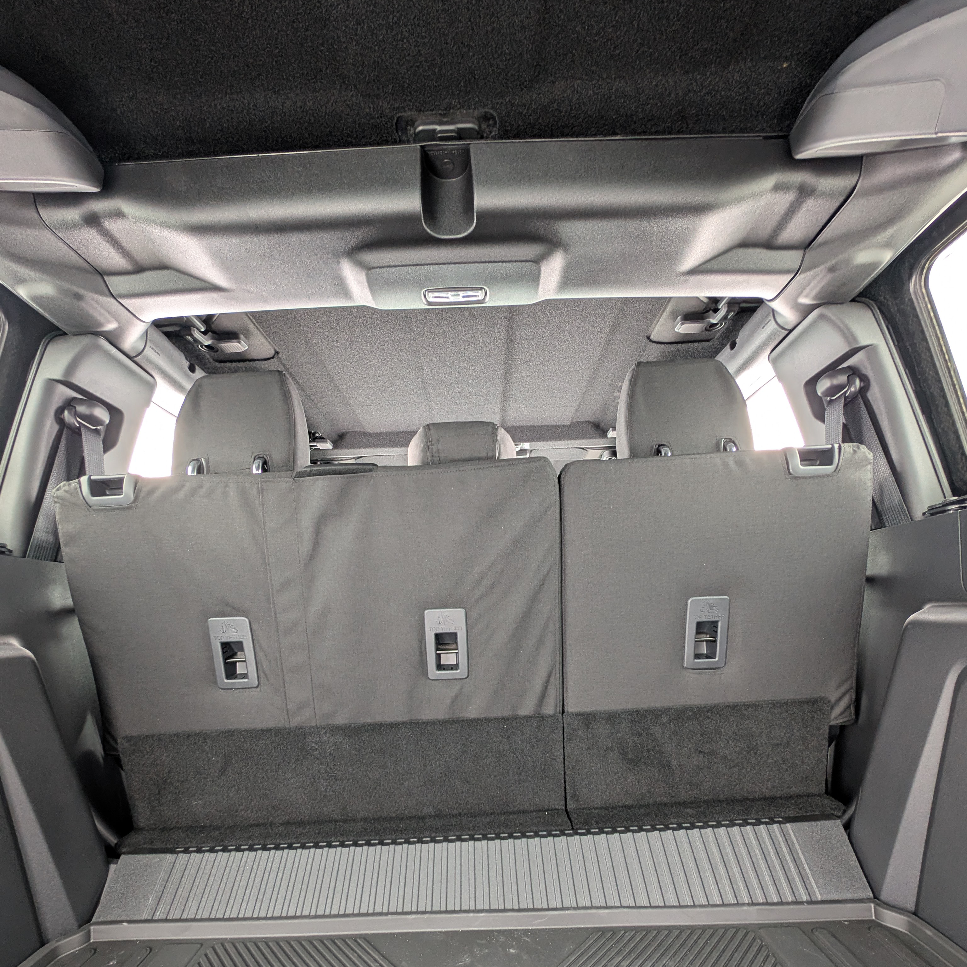 4-Door Ford Bronco Rear Seat Covers (W0555079)