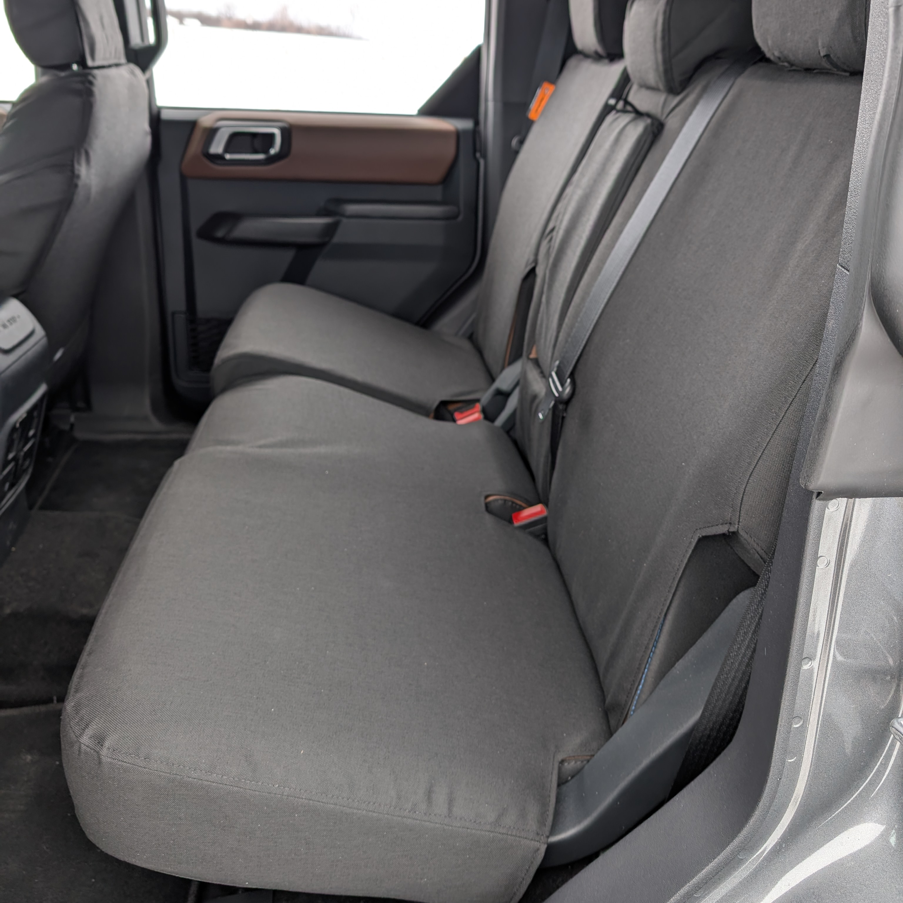 4-Door Ford Bronco Rear Seat Covers (W0555079)