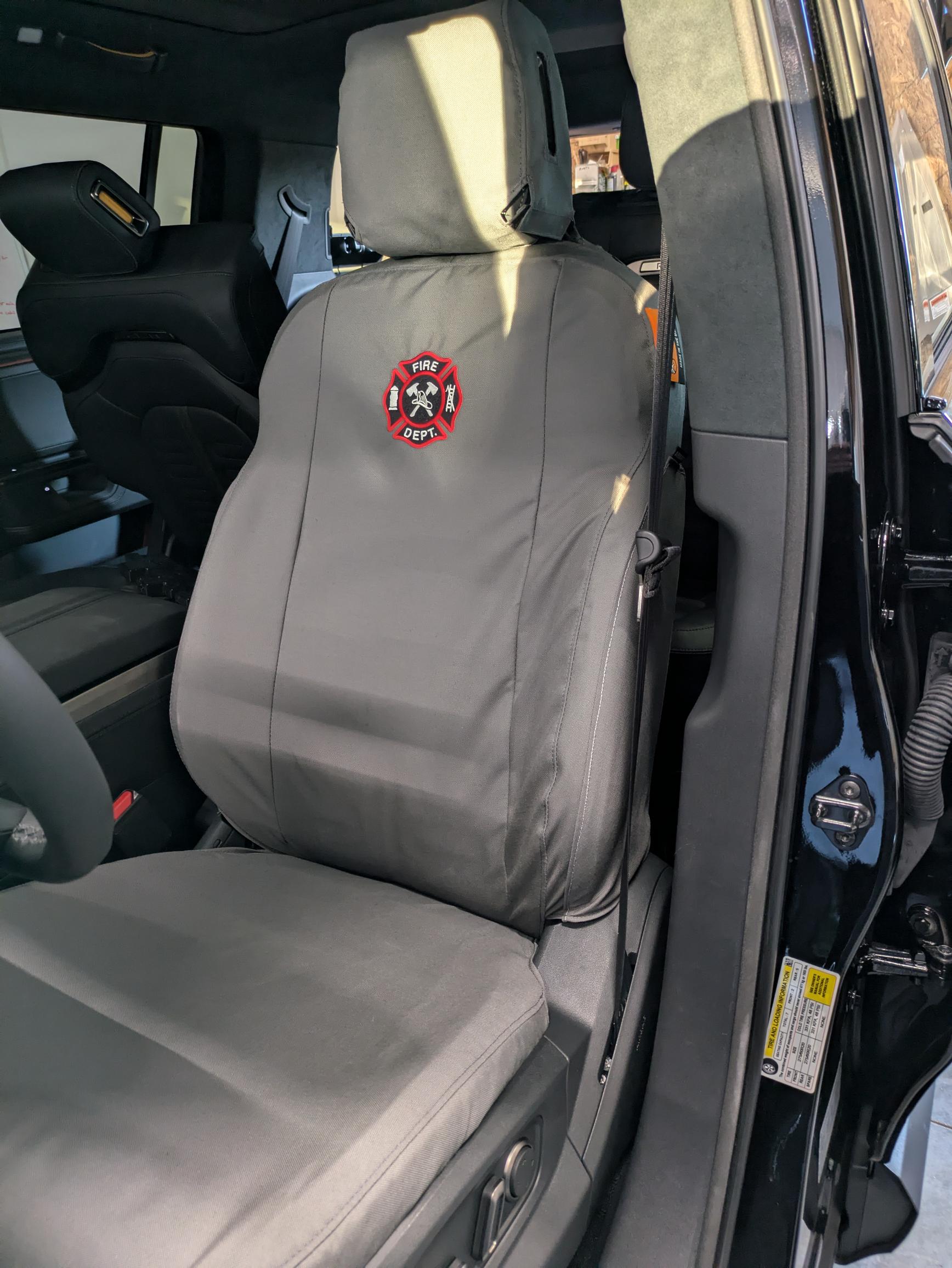 Antimicrobial Rivian R1T/R1S Front Seat Covers (W1821006)