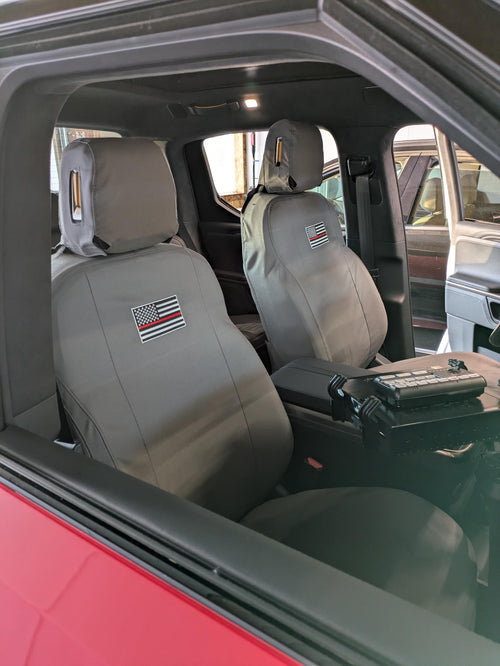 Antimicrobial Rivian R1T/R1S Front Seat Covers (W1821006)