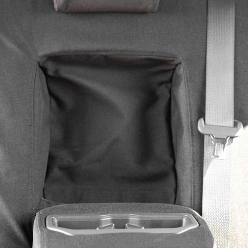 TigerTough seat covers for Toyota Tundra CrewMax rear seats  - black Cordura fabric