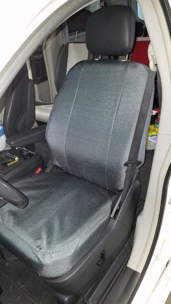 Dodge Grand Caravan Seat Cover | TigerTough Gray Ironweave