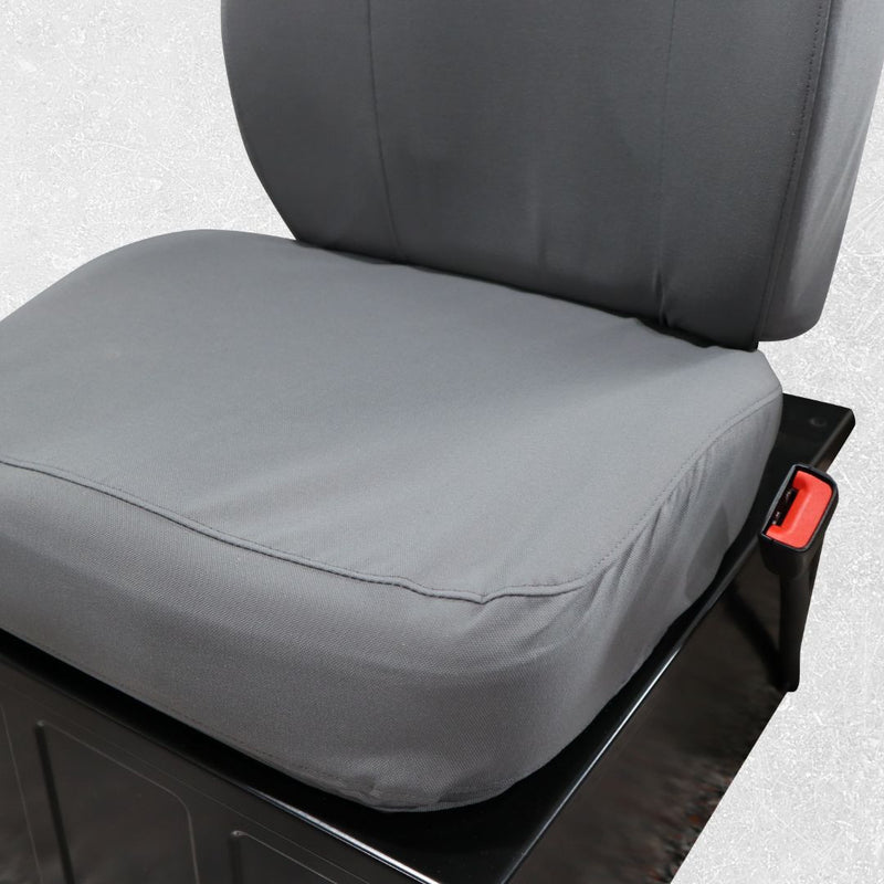 Stationary High Back Passenger Seat Cover w/ Dual Armrest Covers