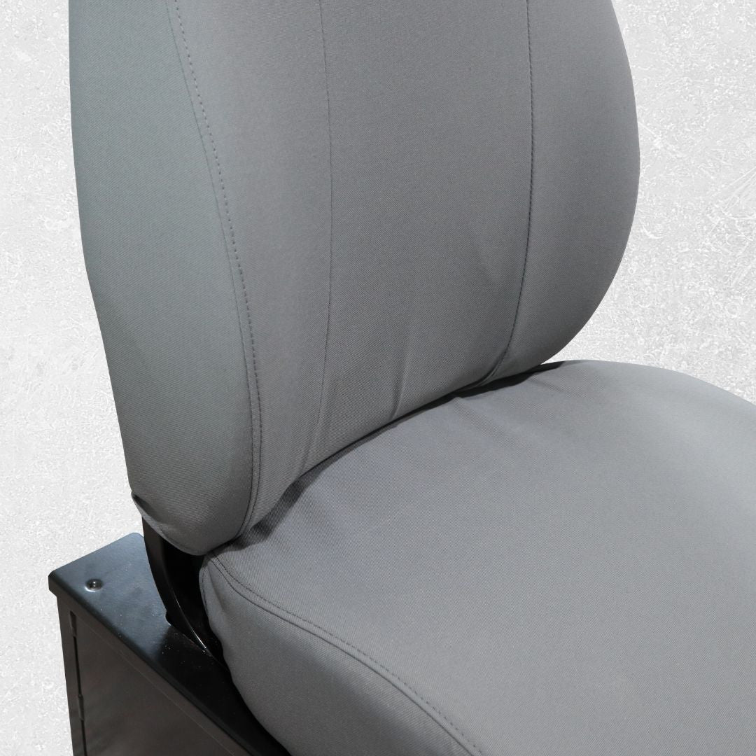 Stationary High Back Passenger Seat Cover w/ Dual Armrest Covers (32700)