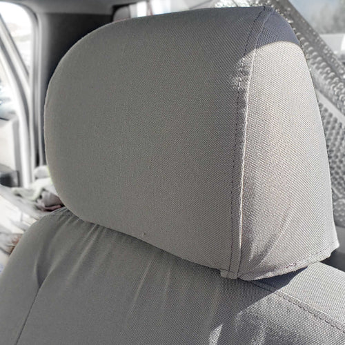 gray TigerTough seat covers headrest cover