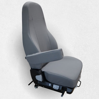 Heavy duty, waterproof, custom fit seat cover for Freightliner Cascadia Air Ride High Back Driver Seat