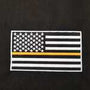 Thin Gold Line American Flag