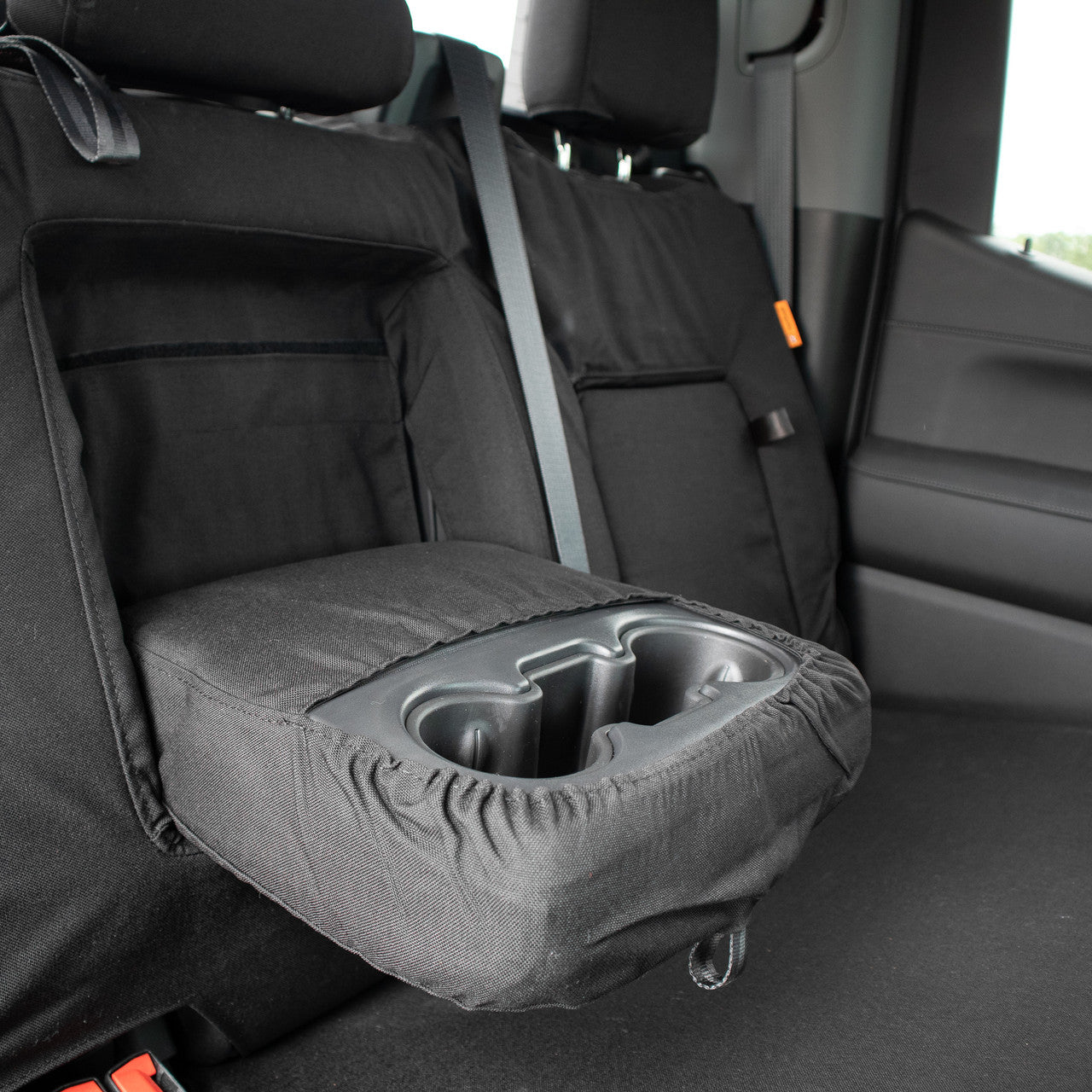 Seat cover allows all factory seat features to be accessible