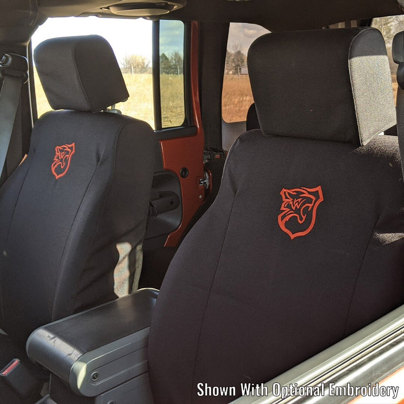 Jeep Wrangler JKU Front Antimicrobial Seat Covers