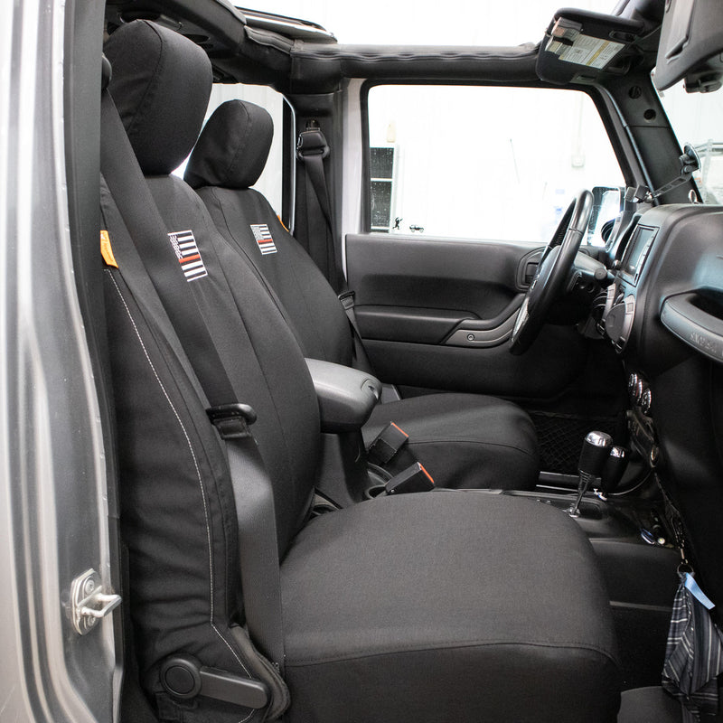 Jeep Wrangler JKU Front Antimicrobial Seat Covers