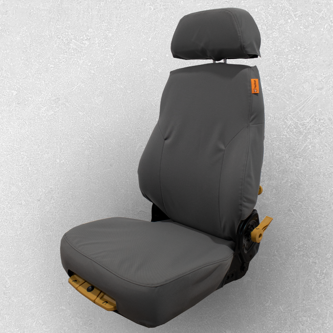 E82237 CAT Wheel Loader Seat Cover, durable industrial seat cover, lifetime warranty