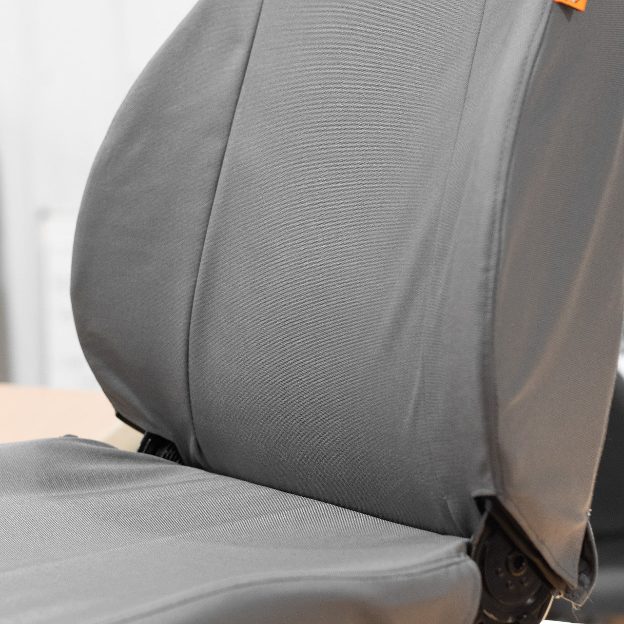 Heavy duty CASE Excavator Seat cover - seat back detail