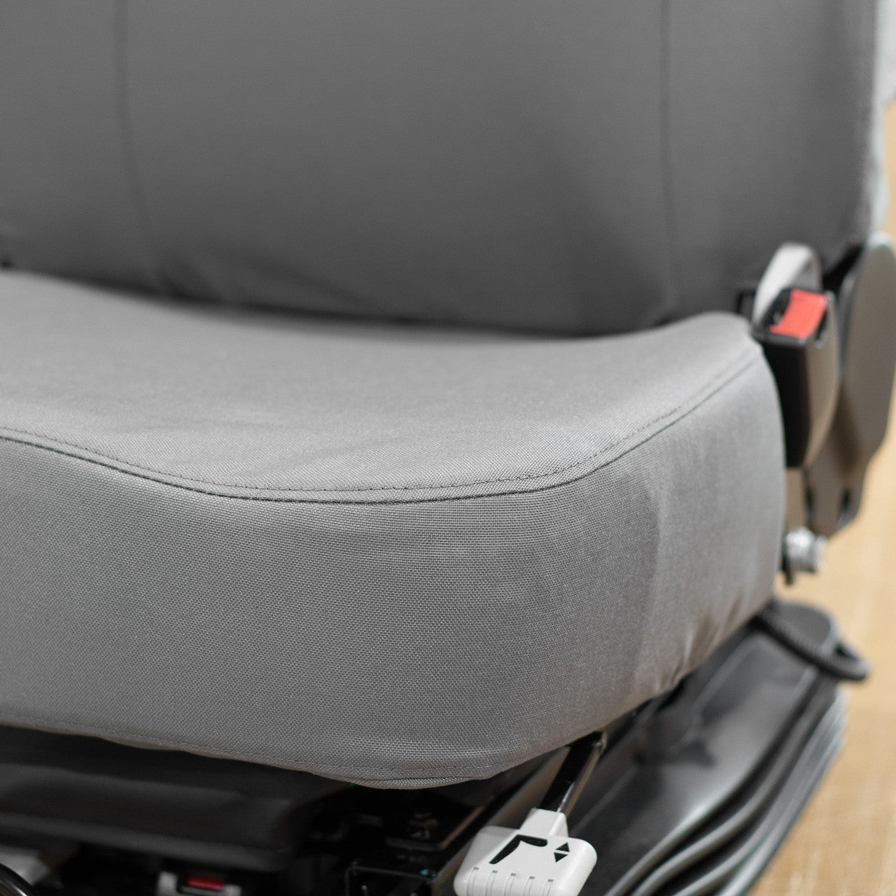 This Case & Link-Belt Excavator Seat Cover is built from 1000 Denier Cordura, has a lifetime warranty
