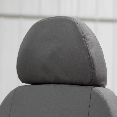 This heavy duty excavator cover comes with a headrest