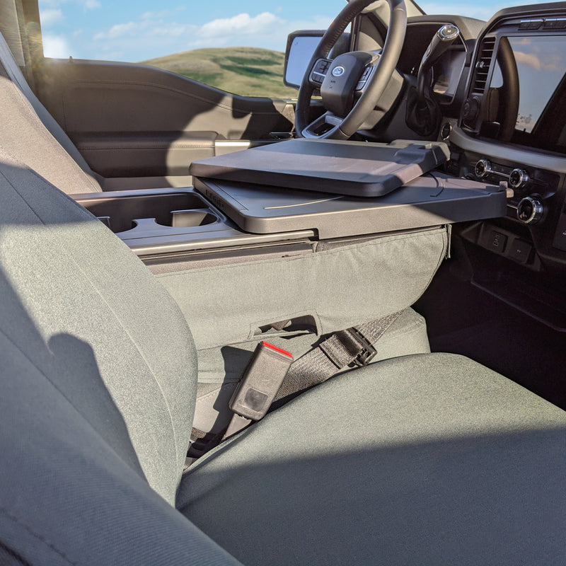 2021 Ford F150 with gray TigerTough seat covers