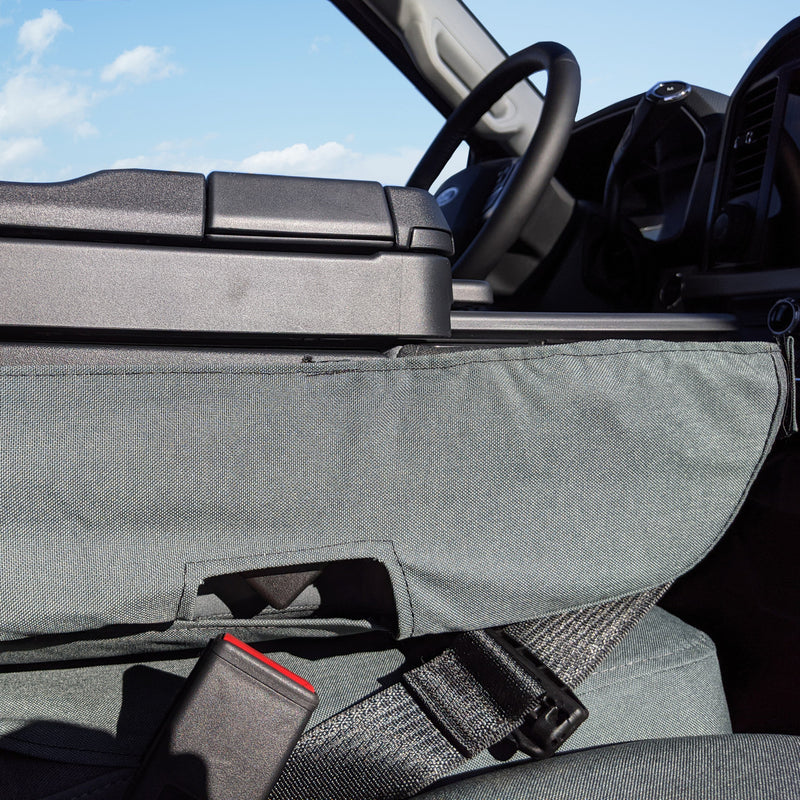 2021 Ford F150 with gray TigerTough seat covers
