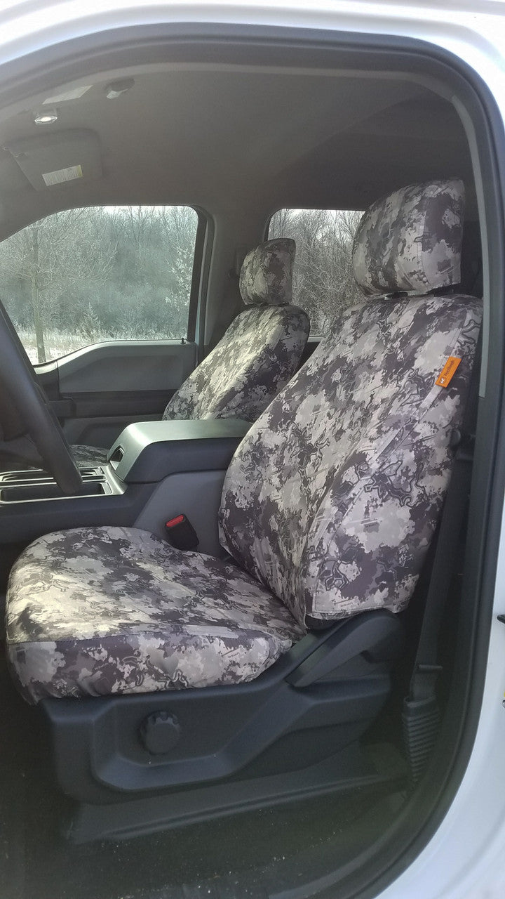 Ford F150 with TigerTough Western Viper seat covers.