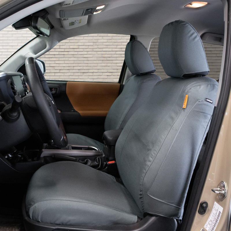 TigerTough Gray Seat Covers on a Toyota Tacoma