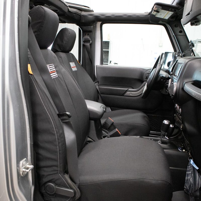 Jeep Wrangler JKU Front Seat Covers - Sportweave