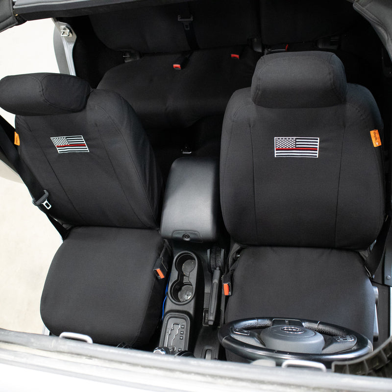 Jeep Wrangler JKU Front Seat Covers - Sportweave