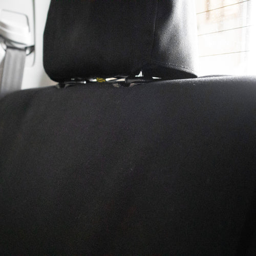 TigerTough seat covers for Toyota Tundra CrewMax rear seats  - black Cordura fabric