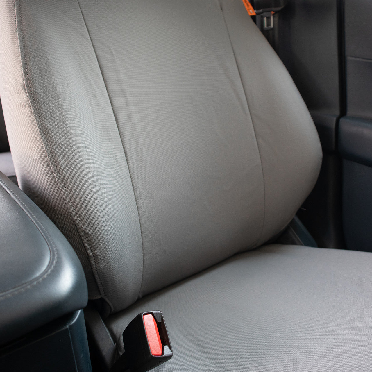 TigerTough Gray Ford Maverick Seat Covers - seat back detail