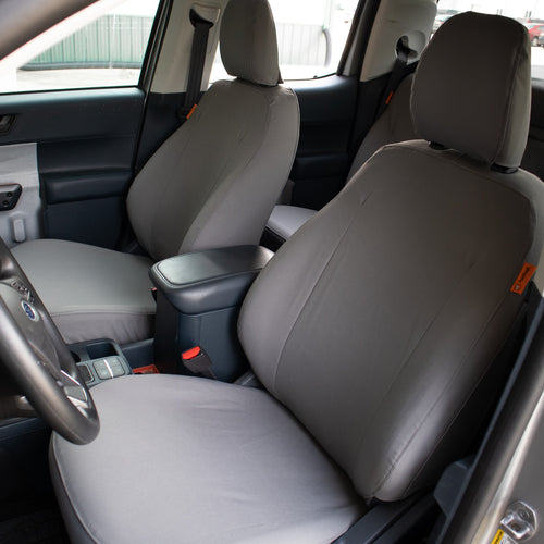 TigerTough Gray Ford Maverick Seat Covers - heavy duty waterproof Cordura fabric
