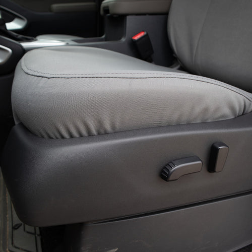 NLQR Front Driver Side Cloth Seat Cover – Steel Gray, Compatible With Nissan Frontier 2015-2020 Crew Cab
