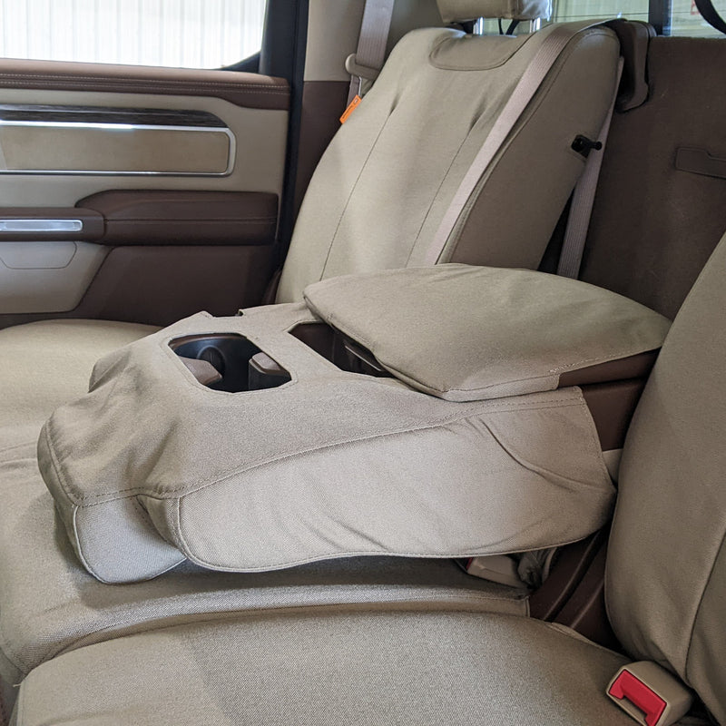 Antimicrobial Rear Seat Covers for Ram Crew Cab