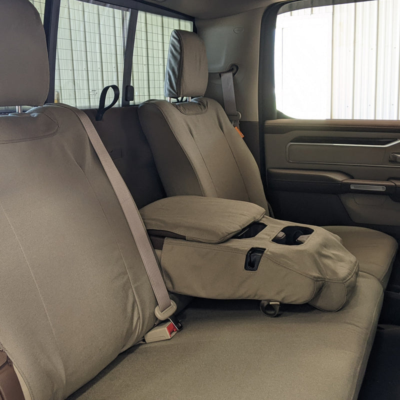 Antimicrobial Rear Seat Covers for Ram Crew Cab