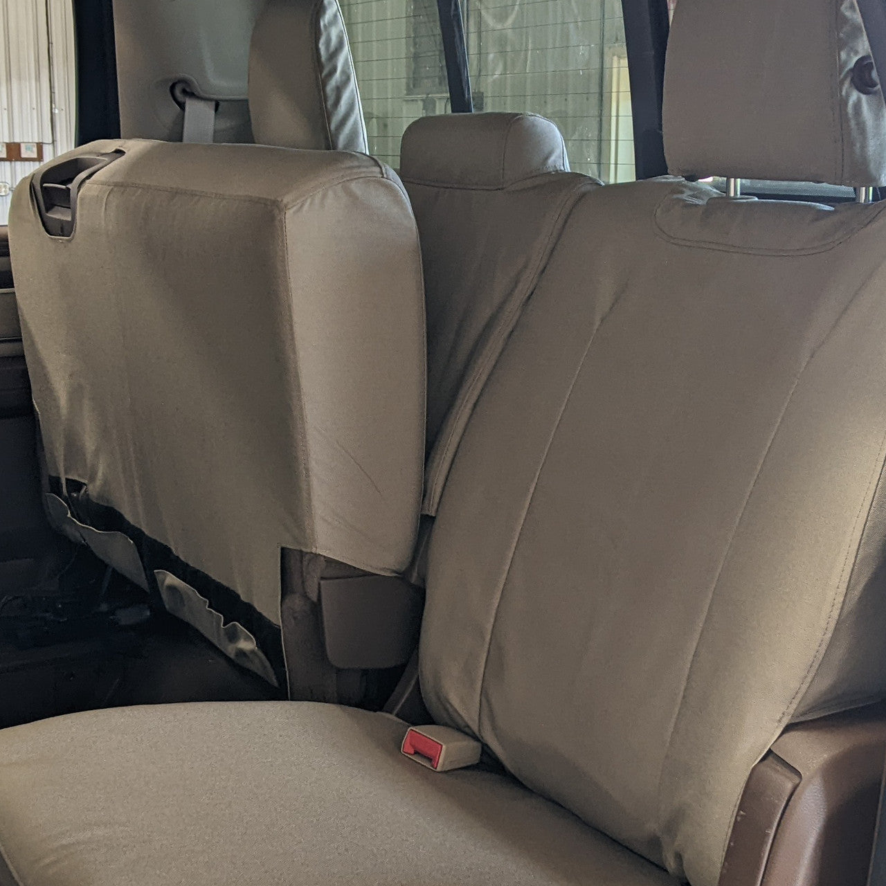 Antimicrobial Rear Seat Covers for Ram Crew Cab (ST75516)